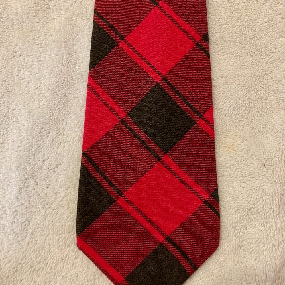 Gap Red Plaid Tie